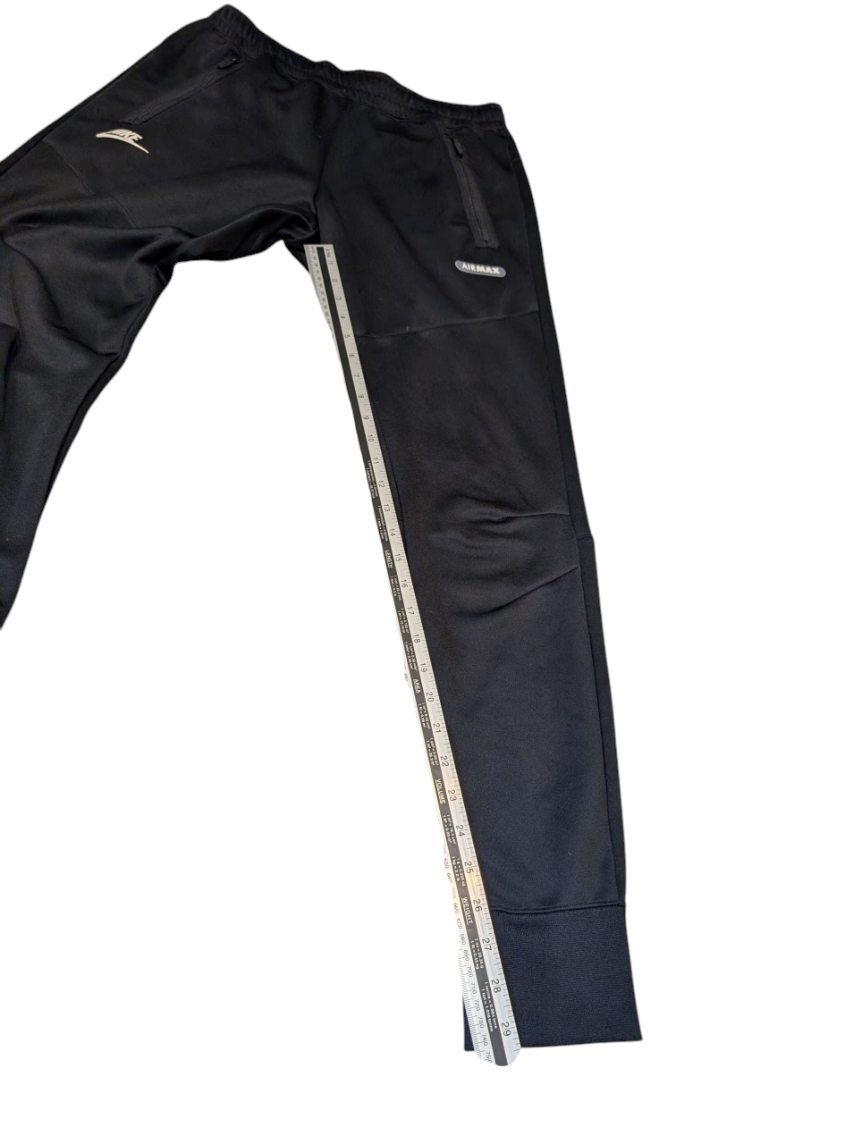 Mens Size Medium Nike Air Max Black Joggers