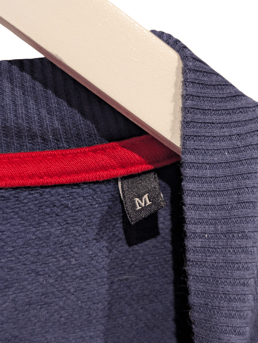 Diesel Men's Printed Logo Sweatshirt Navy Size Medium - REWEAR CLUB