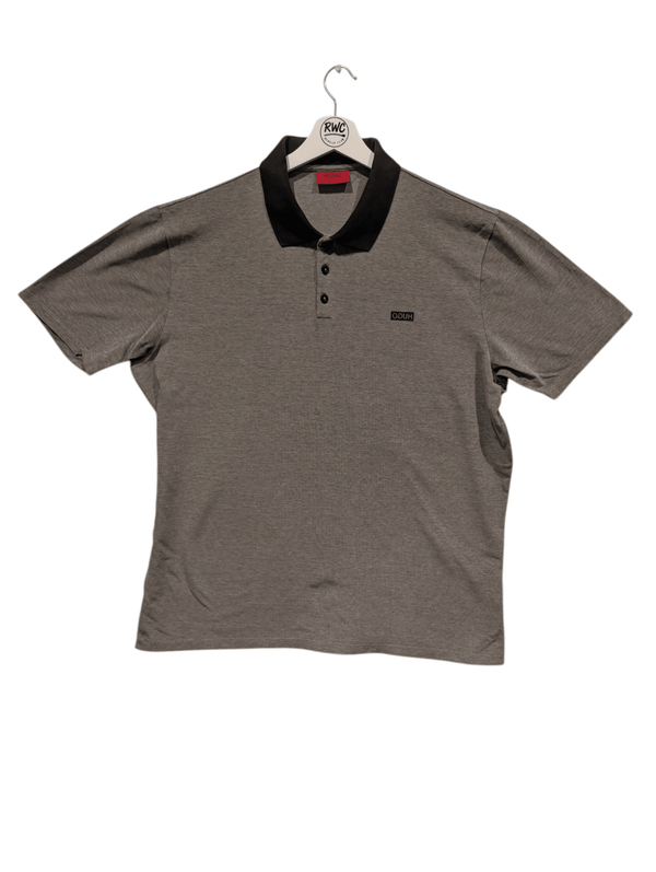Hugo Boss Men's Polo Shirt Grey Size Double XXL