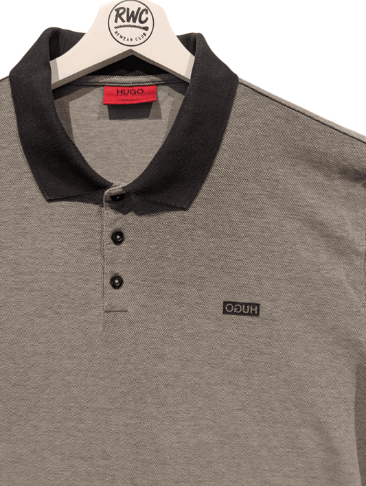 Hugo Boss Men's Polo Shirt Grey Size XXL - REWEAR CLUB