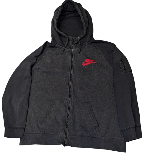 Nike Men's Air Full Zip Jacket Grey Size 2XL