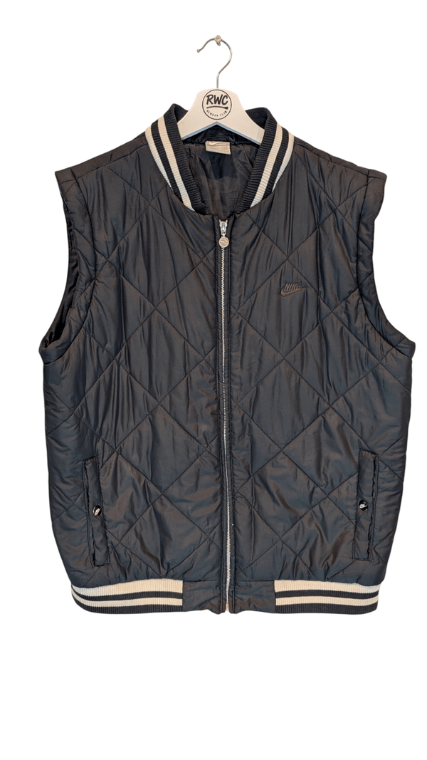 Nike Men's Vintage 90s Sportswear Gilet Black Size Large