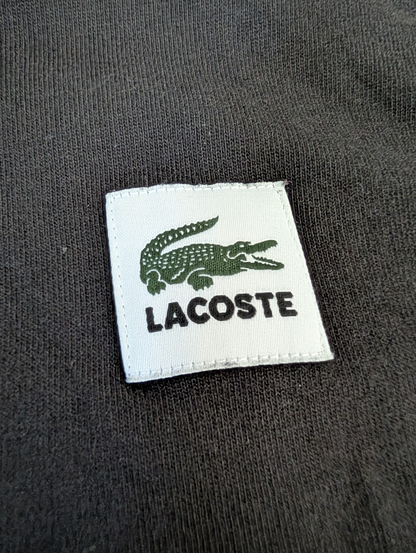 Unisex Oversize Lacoste Live Black T-shirt Size Small