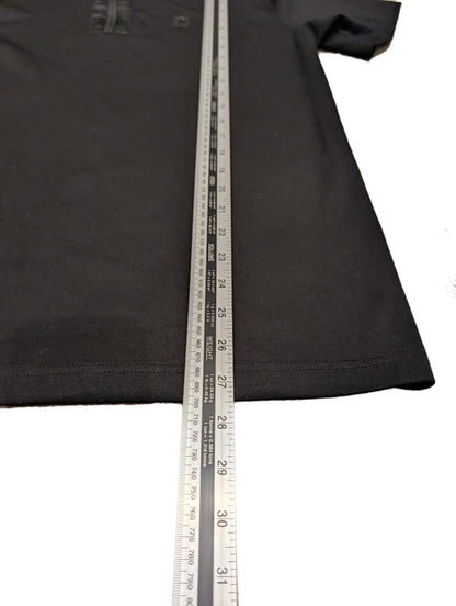 Men's Luke Mainline Quarter Zip Black Large Polo Shirt