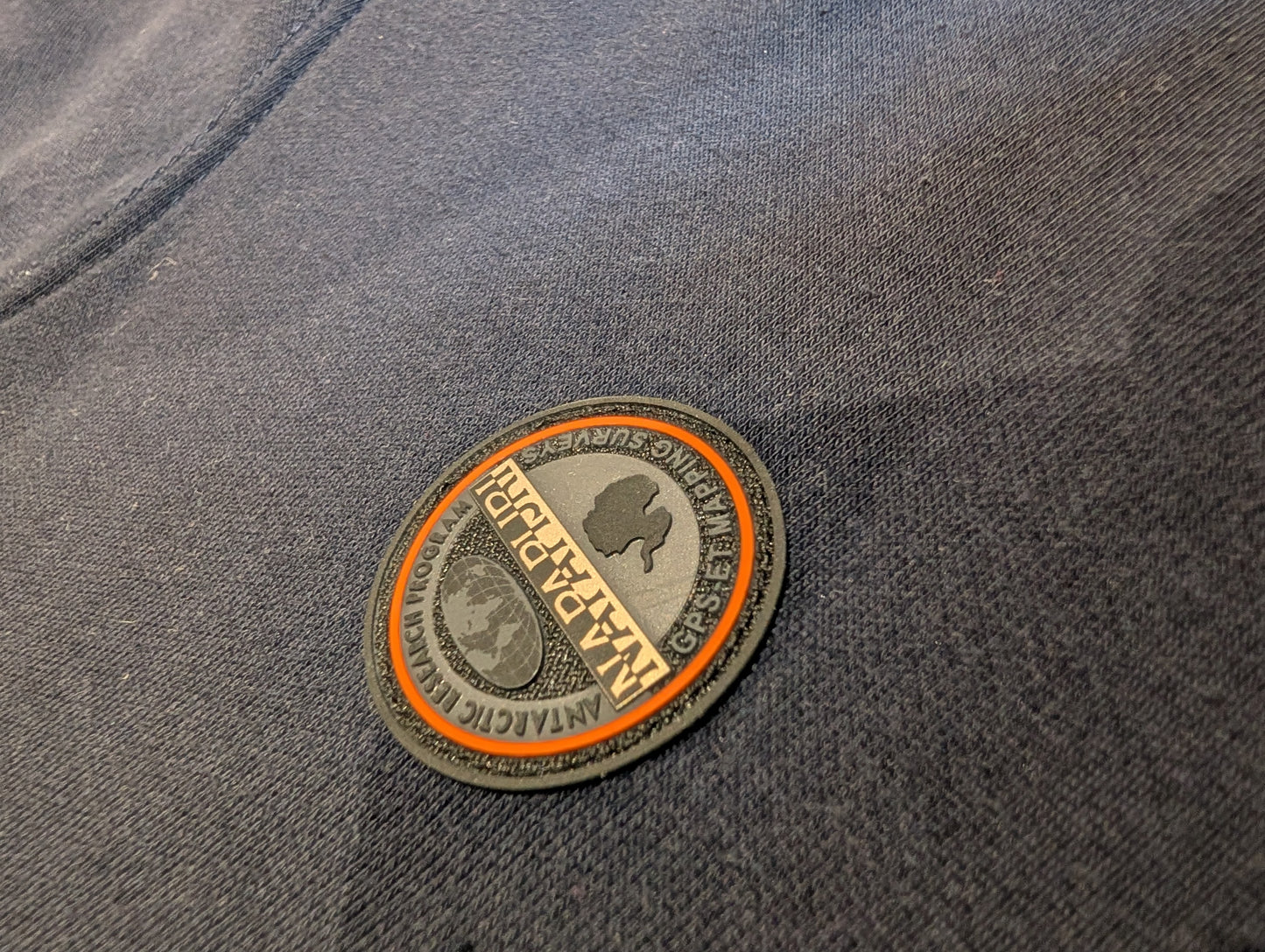 Napapijri Navy Hoodie - Mens M