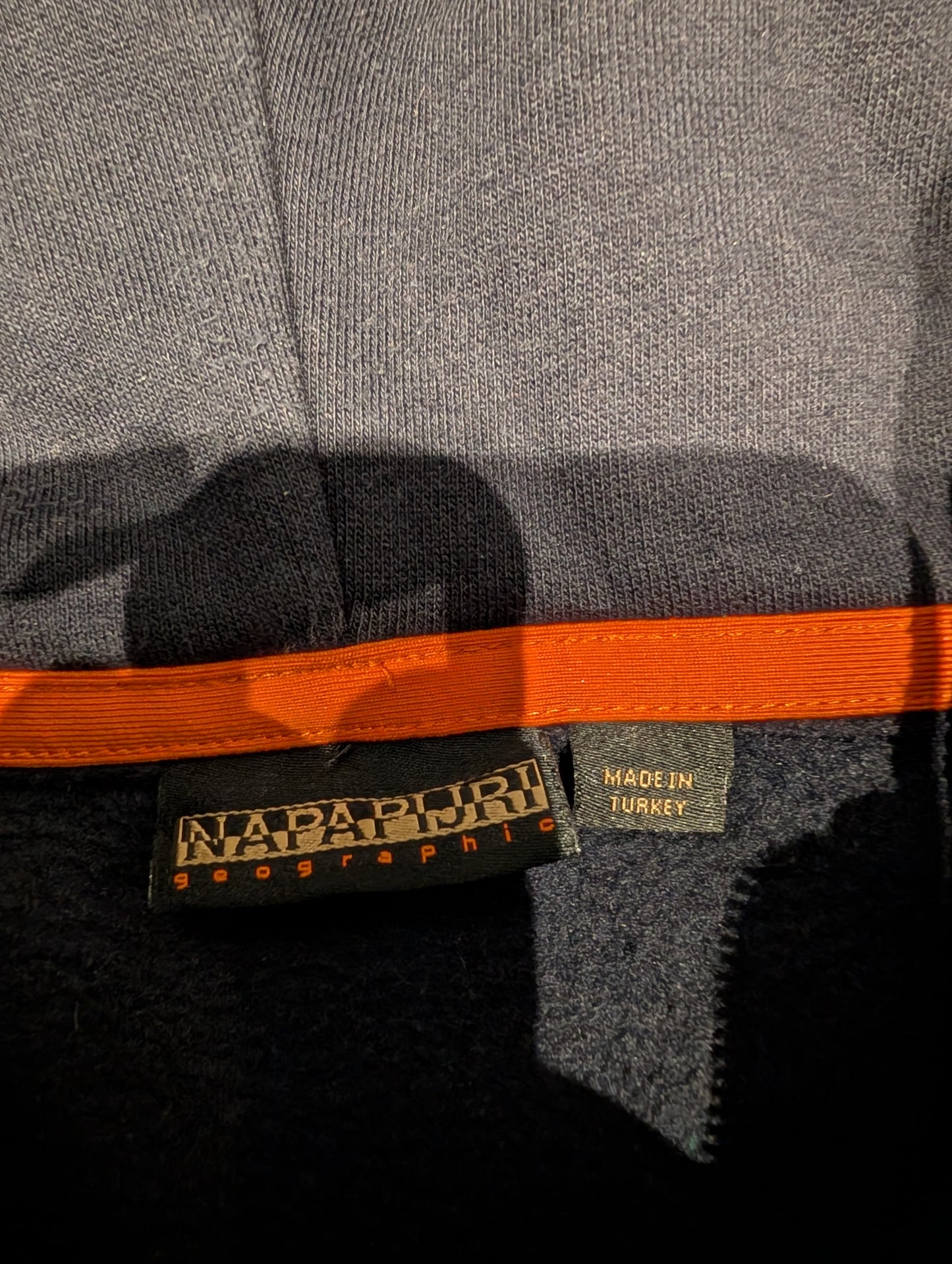Napapijri Navy Hoodie - Mens M