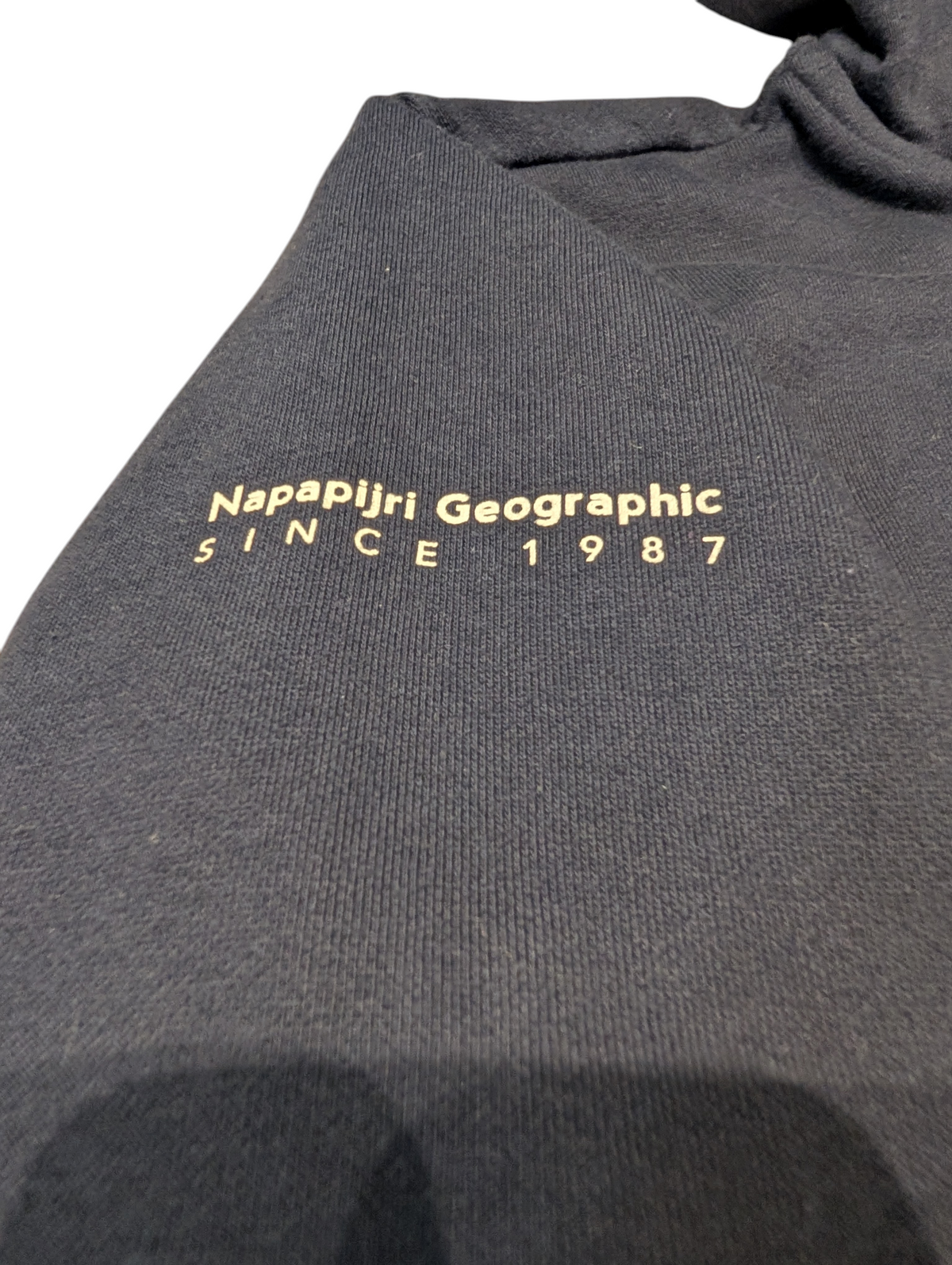 Napapijri Navy Hoodie - Mens M