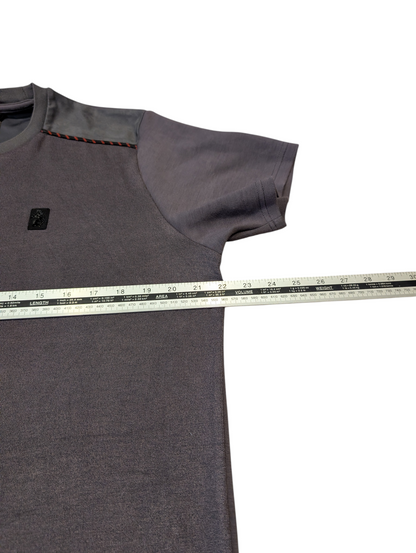 Mens Luke Mainline Grey Modal Blend Soft T-shirt Size Large