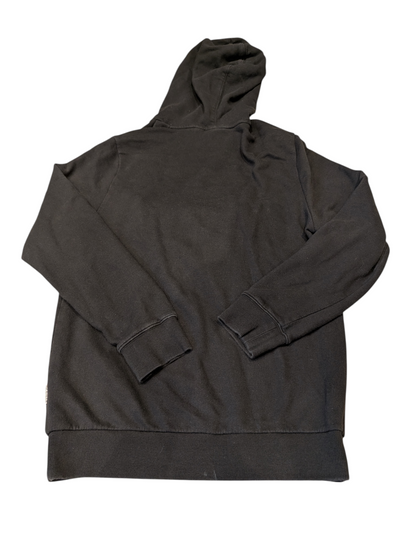 Men's Napapijri Front Pocket Hoodie Jumper Black Size Medium