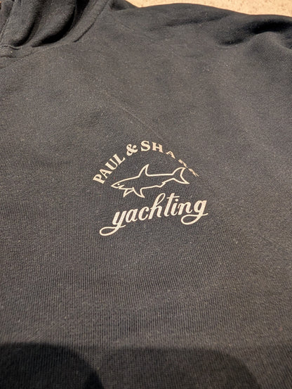 Men's Paul & Shark Navy Reflective Print Lightweight Jacket Size Large