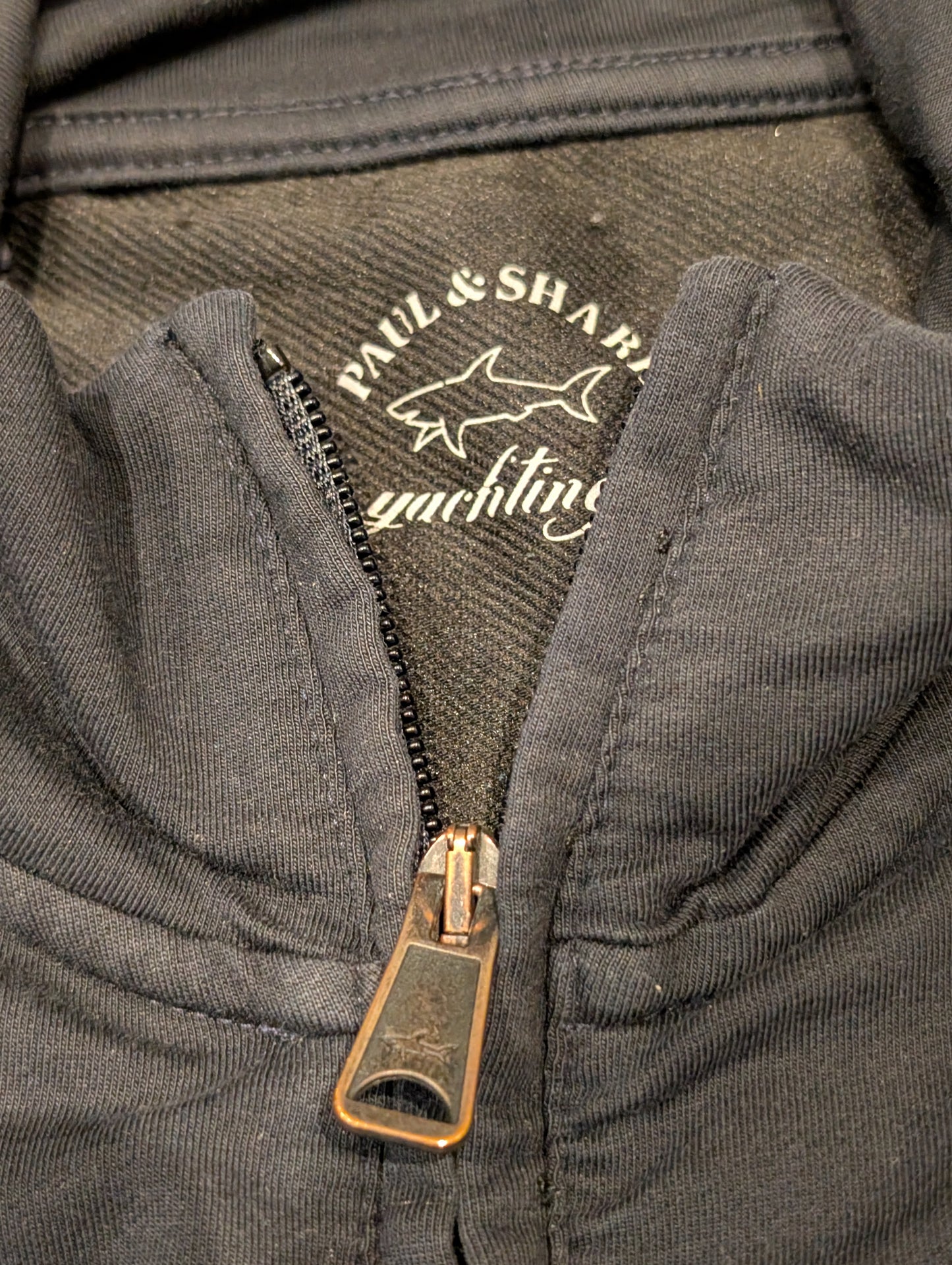 Men's Paul & Shark Navy Reflective Print Lightweight Jacket Size Large