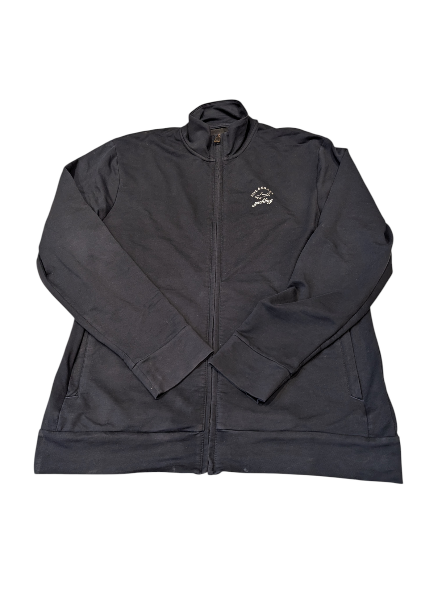 Men's Paul & Shark Navy Reflective Print Lightweight Jacket Size Large