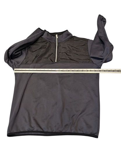 Mens Calvin Klein 3/4 Zip Grey / Black Golf Jacket Size Large