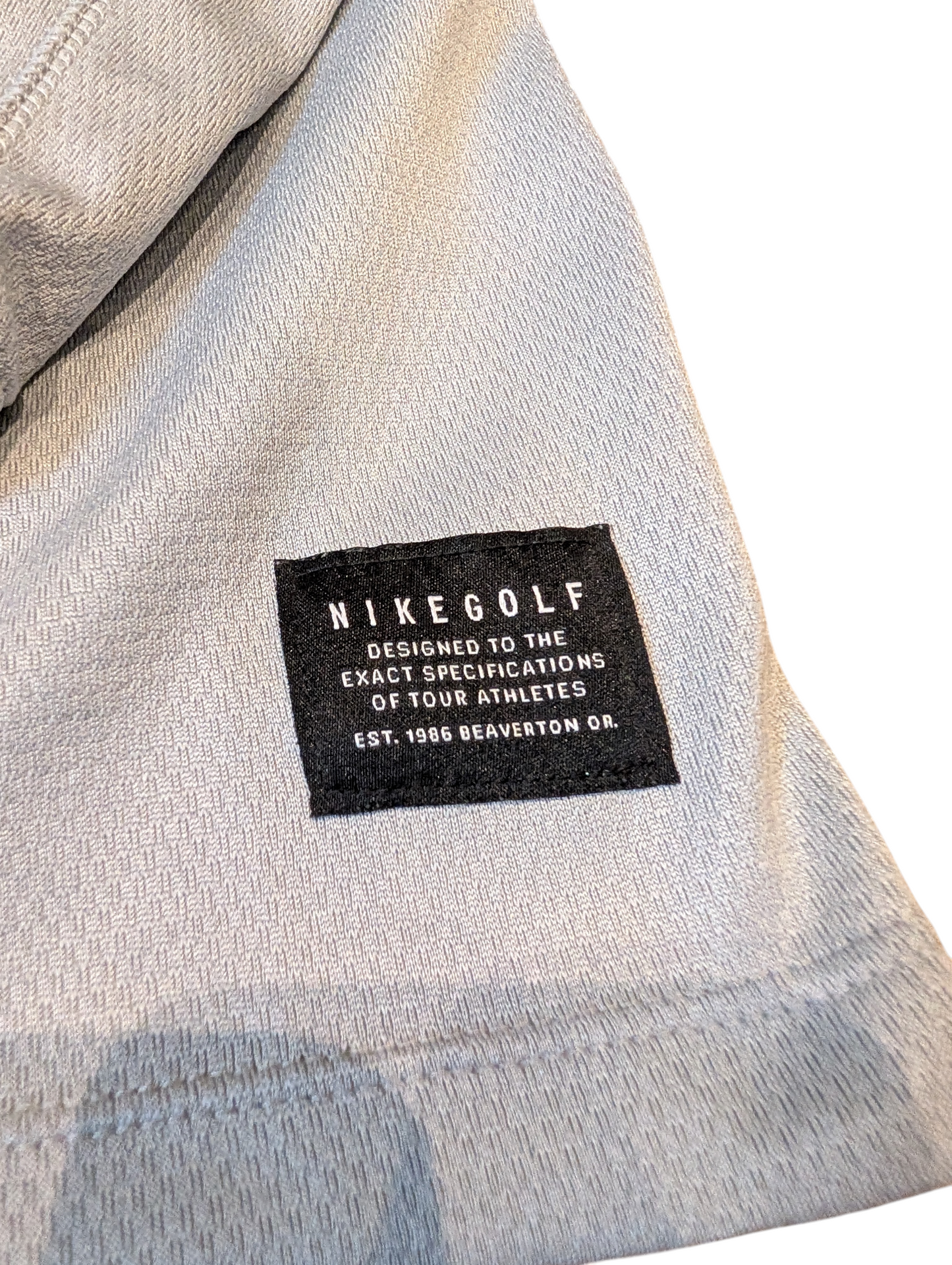 Men's Nike Golf 3/4 Zip Grey/Black Jacket Size Medium