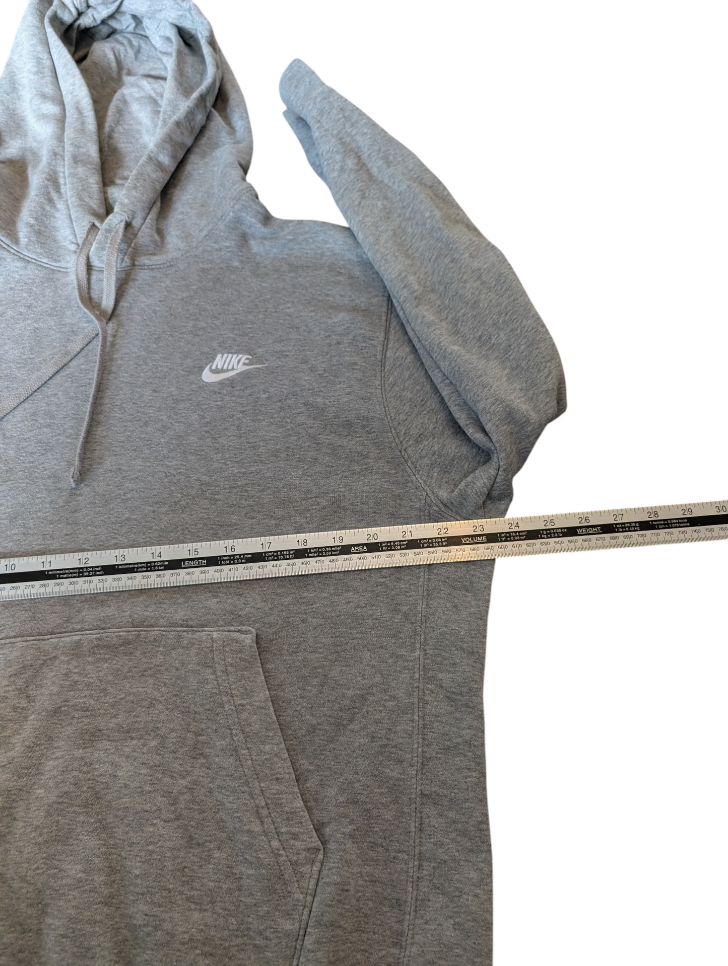 Unisex Nike 2020 Sportswear Club Fleece Pullover Hoodie Grey Size Medium