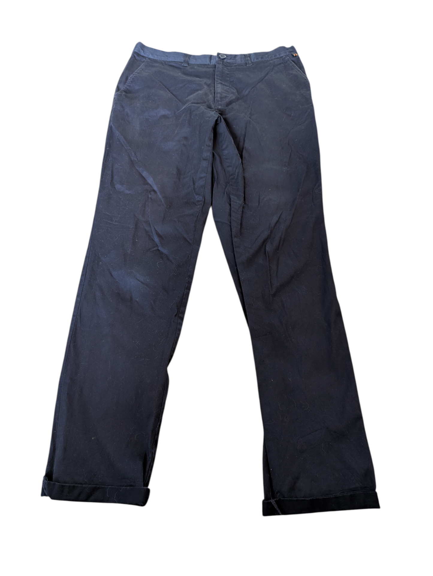 Mens Lyle and Scott Golf Chino Trousers W32 Regular Navy