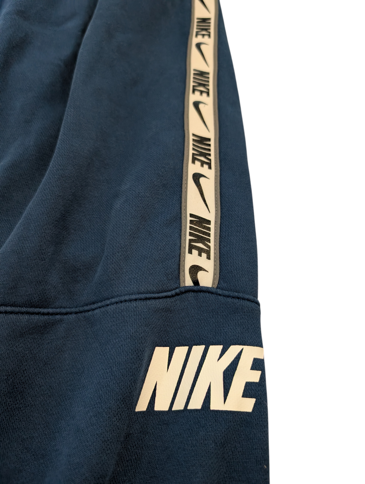 Mens Nike Sportswear Repeat Fleece Joggers Blue Size Small