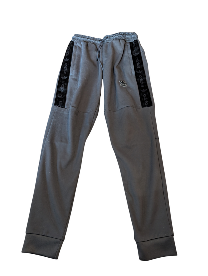 Mens Adidas Originals On Edge Tape Track Pant Joggers Grey Size Small