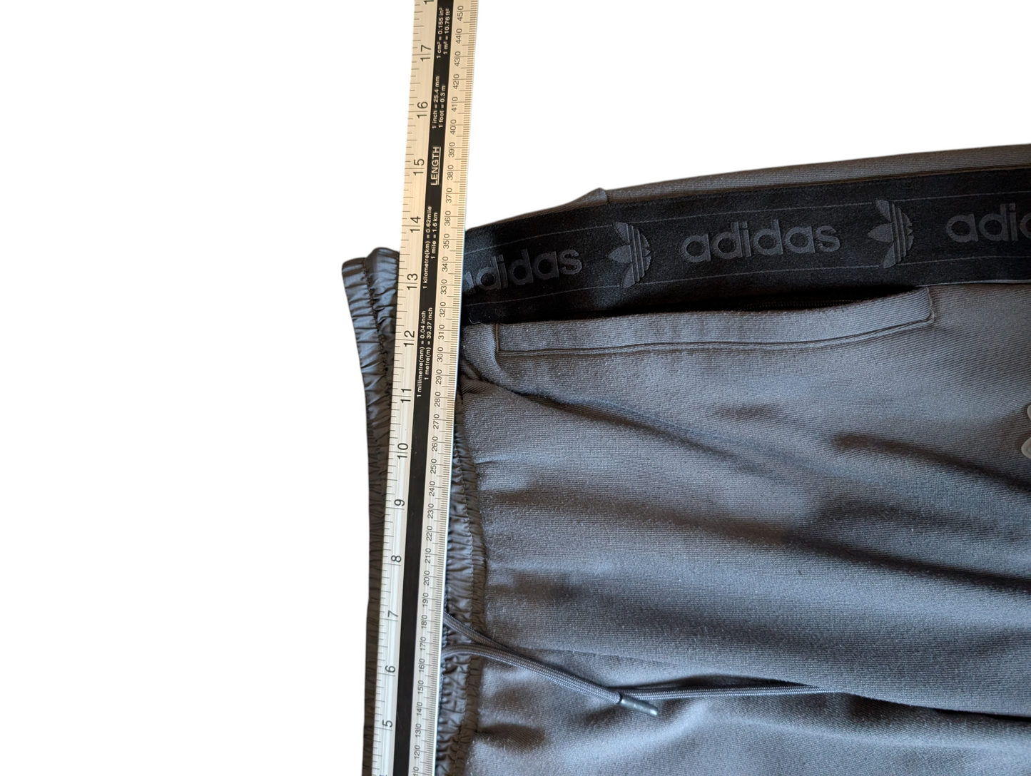 Mens Adidas Originals On Edge Tape Track Pant Joggers Grey Size Small