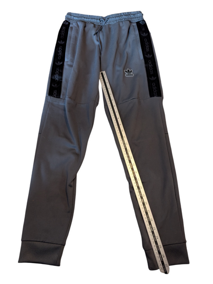 Mens Adidas Originals On Edge Tape Track Pant Joggers Grey Size Small