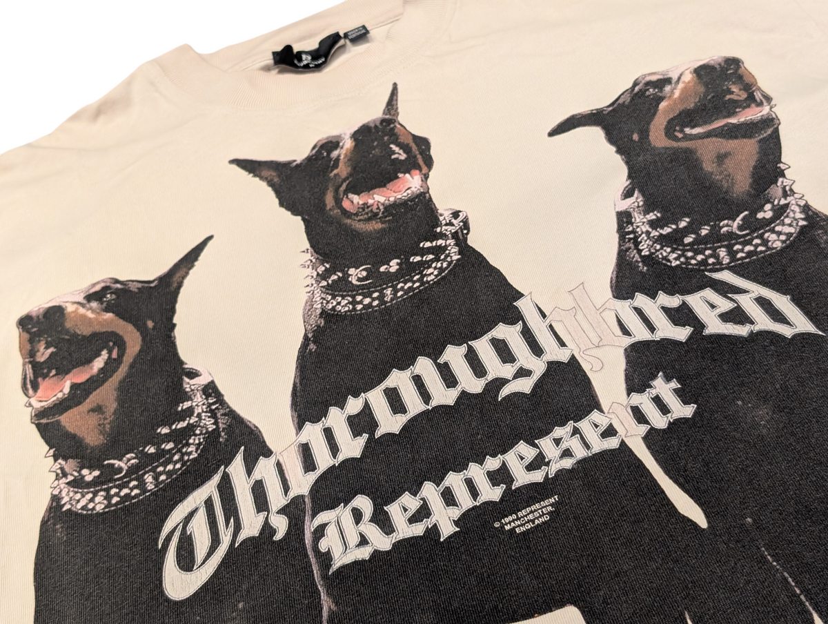 Unisex Represent Thoroughbred T-Shirt Oversized Size Medium