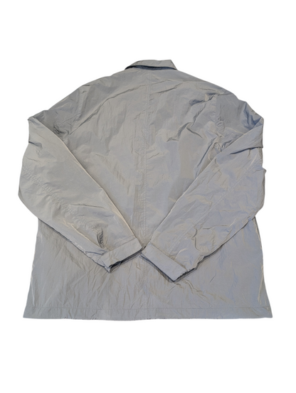 Marshall Artist Crinkle Nylon Full-Zip Jacket Overshirt Storm Grey Size XL
