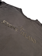 Men's Stone Island "Reversible" Logo Jumper Black Size XXL