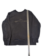 Men's Stone Island "Reversible" Logo Jumper Black Size XXL