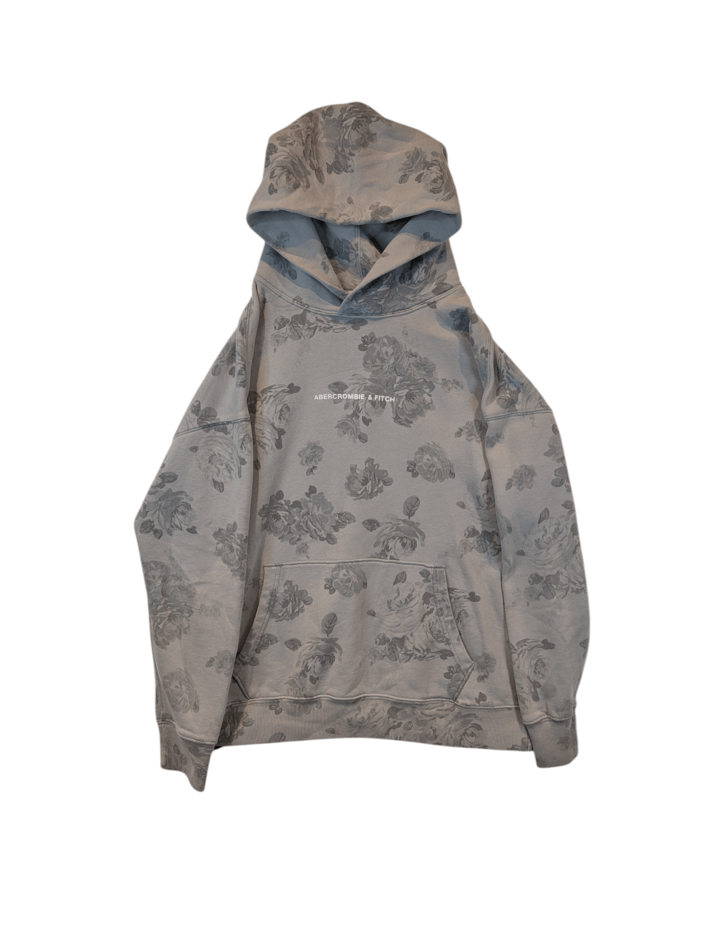 Abercrombie & Fitch Men's Floral Hoodie Size Medium - REWEAR CLUB