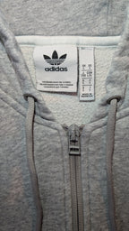 Adidas Originals 1/4 Zip Hoodie Grey - REWEAR CLUB