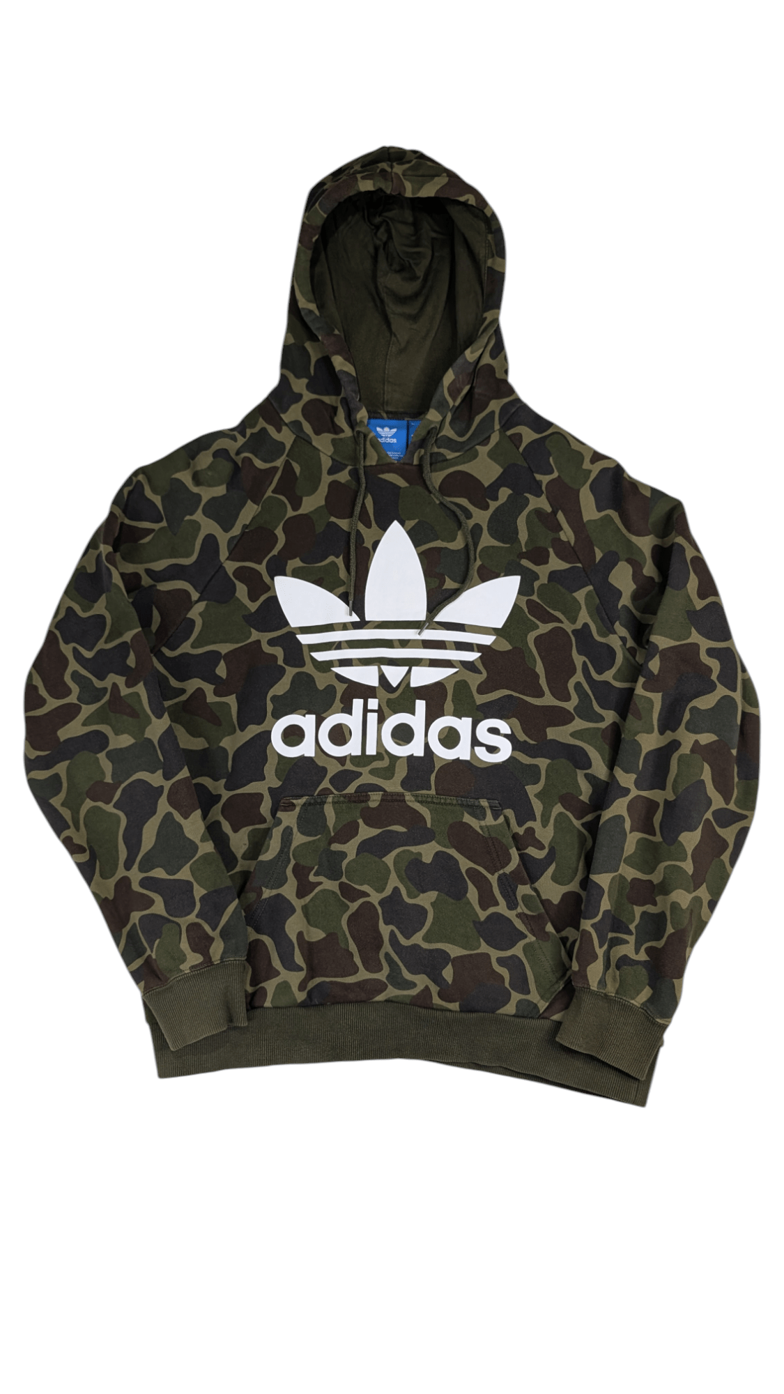 Adidas Originals Hoodie Trefoil Logo Camo - REWEAR CLUB