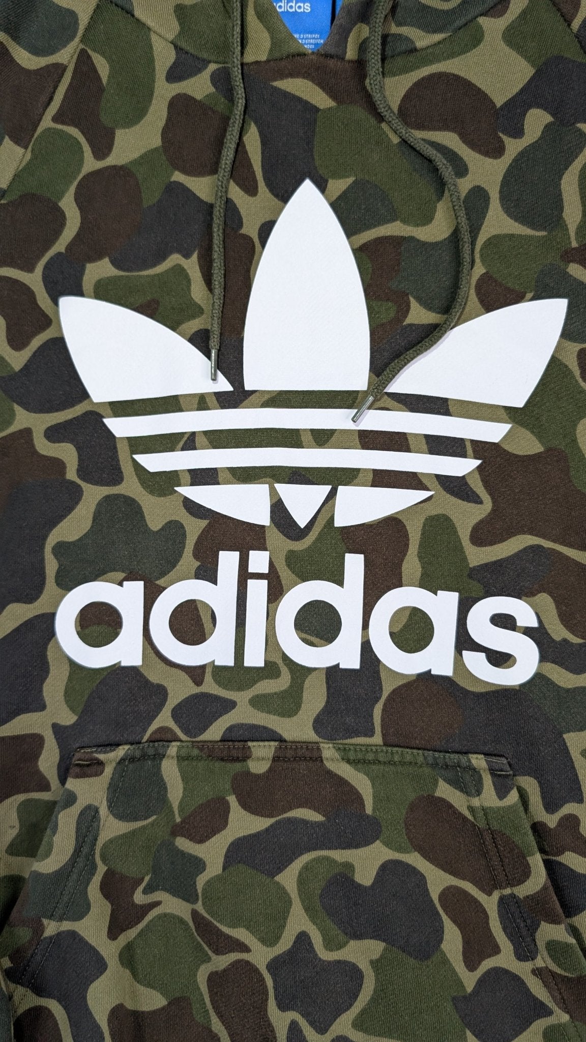Adidas Originals Hoodie Trefoil Logo Camo - REWEAR CLUB