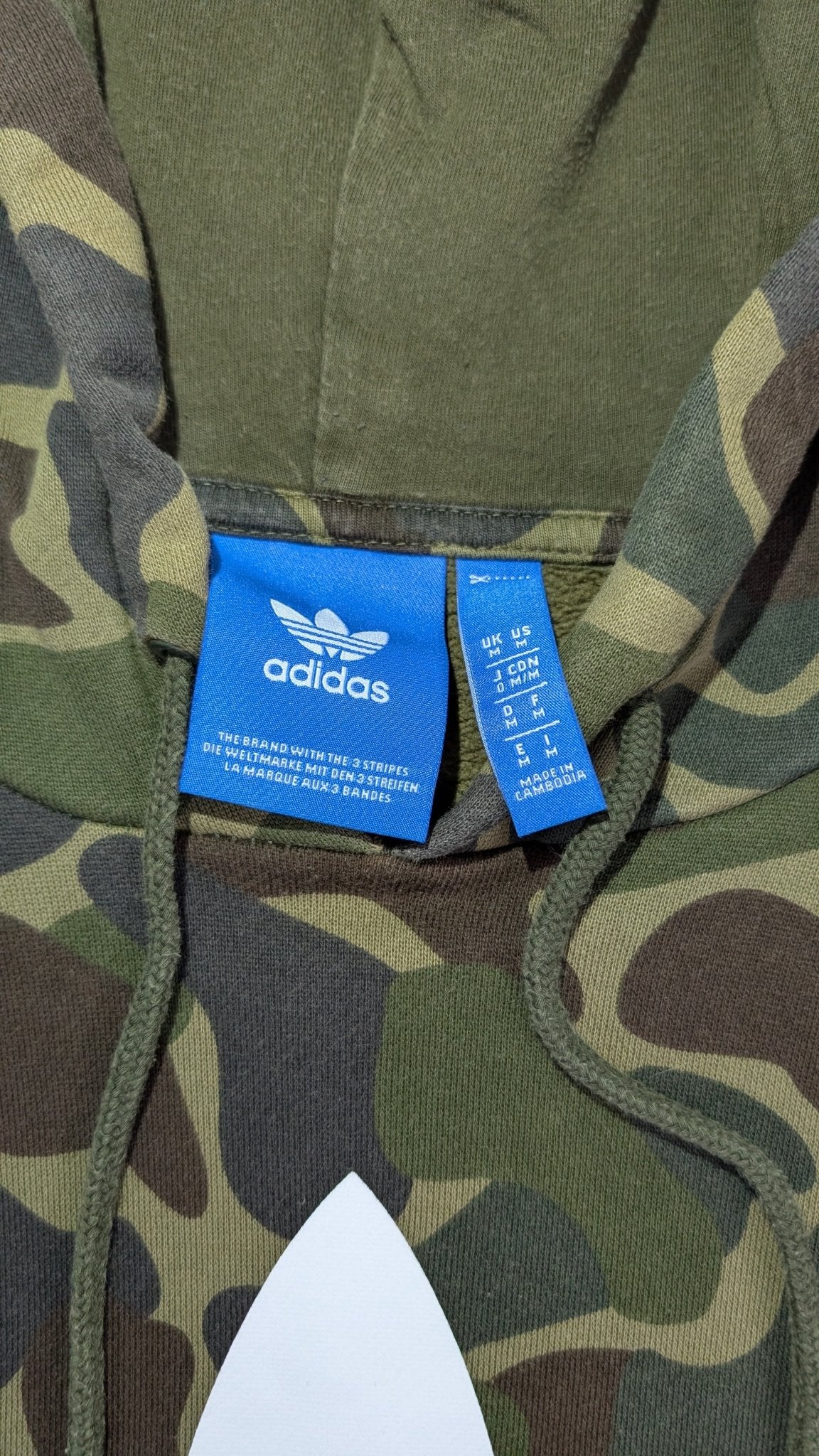 Adidas Originals Hoodie Trefoil Logo Camo - REWEAR CLUB