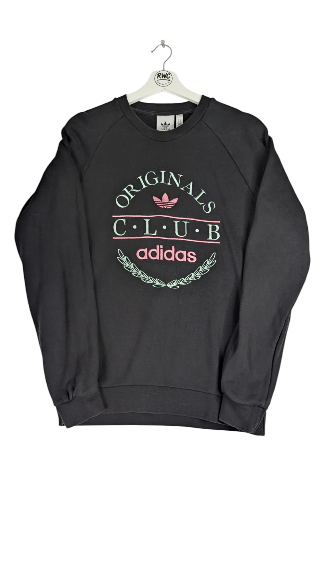 Adidas Originals 'Sports Resort' Club Sweatshirt Black - REWEAR CLUB