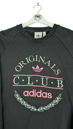 Adidas Originals 'Sports Resort' Club Sweatshirt Black - REWEAR CLUB