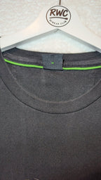 BOSS Dynamic Logo Print T-Shirt Black - REWEAR CLUB