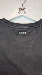 BOSS Dynamic Logo Print T-Shirt Black - REWEAR CLUB