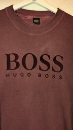 Boss Hugo Boss Crew Jumper Purple - REWEAR CLUB