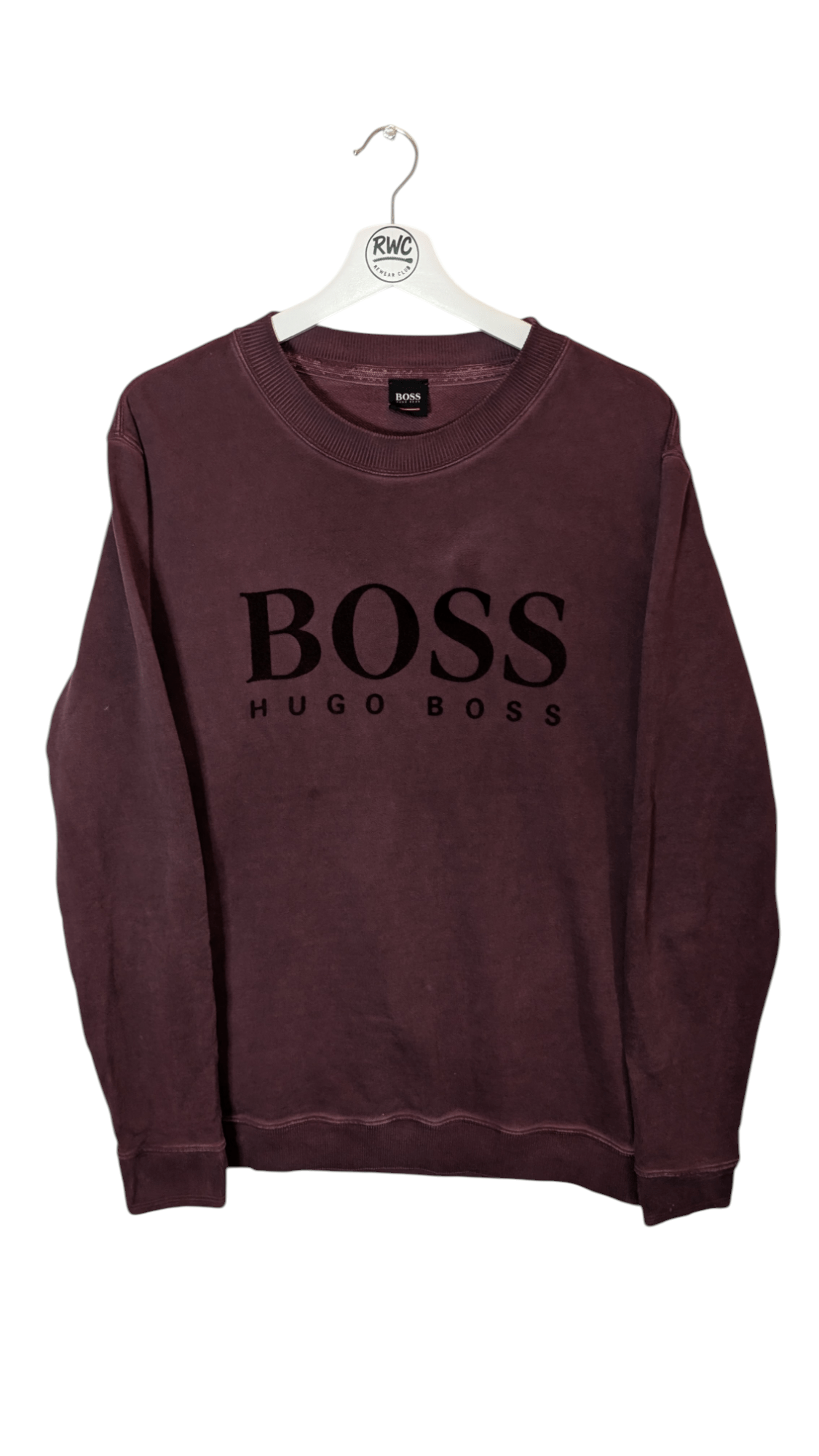 Boss Hugo Boss Crew Jumper Purple - REWEAR CLUB
