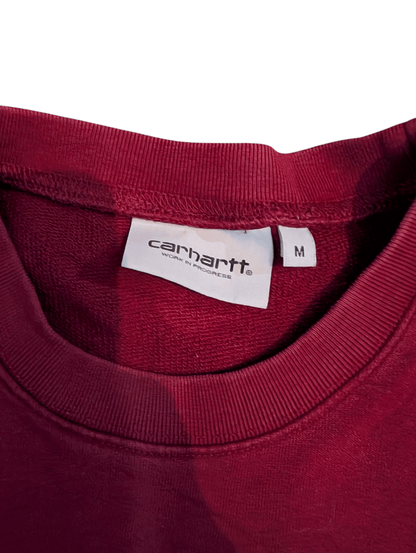 Carhartt Burgundy Jumper - Mens M - REWEAR CLUB