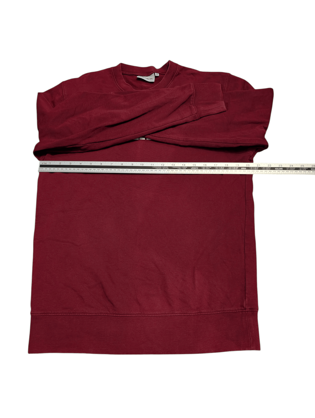 Carhartt Burgundy Jumper - Mens M - REWEAR CLUB