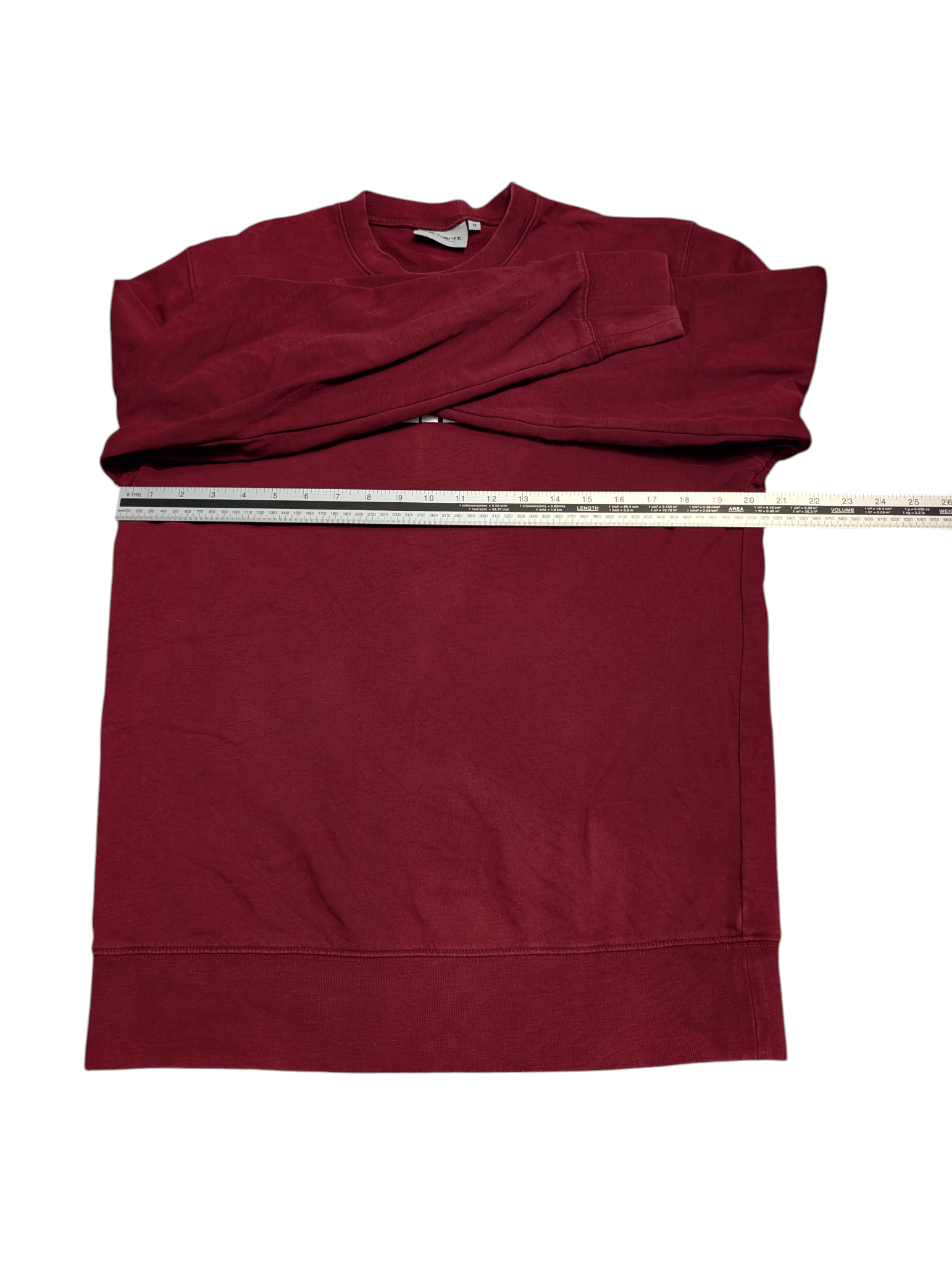 Carhartt Burgundy Jumper - Mens M - REWEAR CLUB