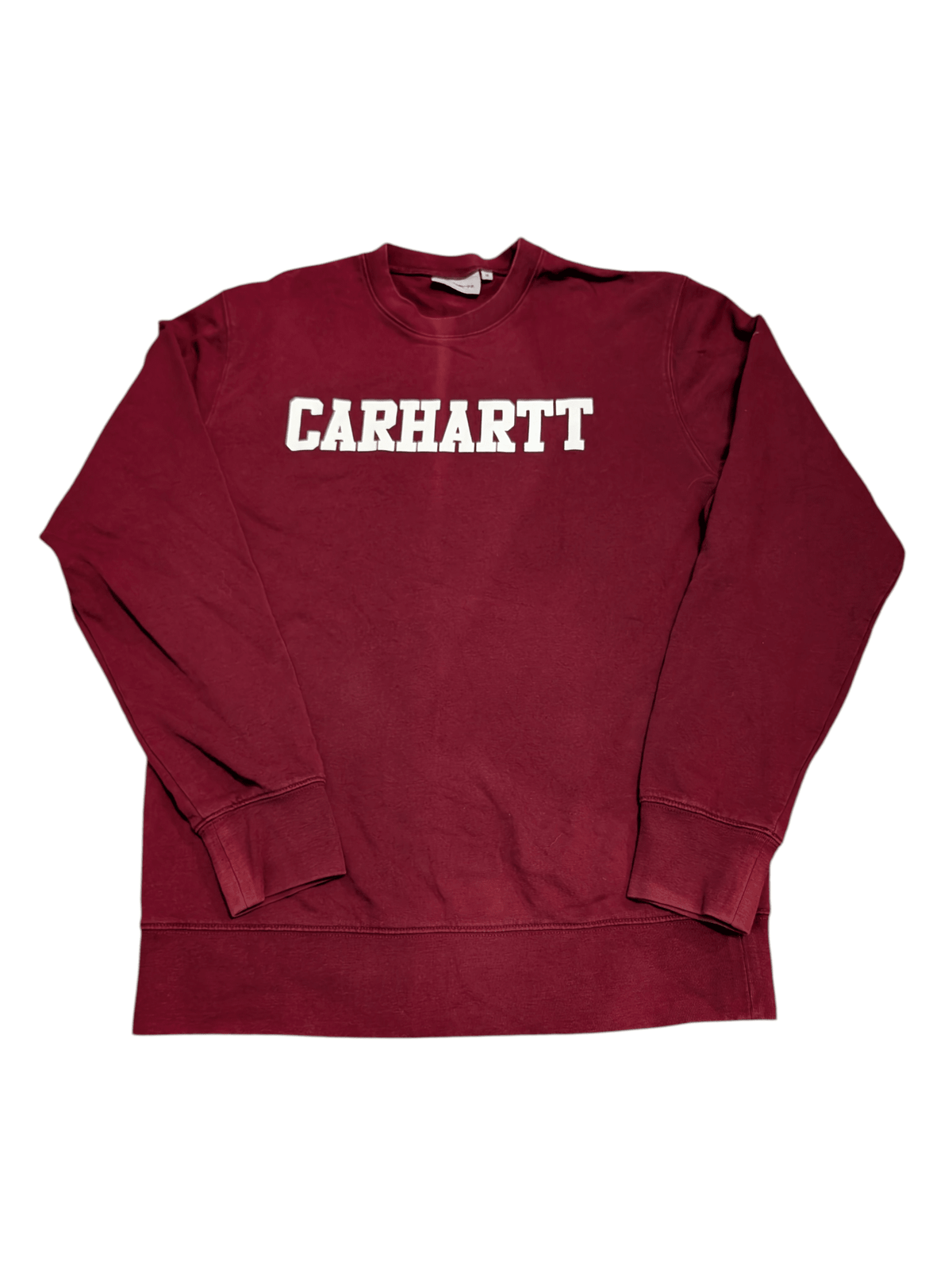 Carhartt Burgundy Jumper - Mens M - REWEAR CLUB