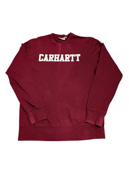 Carhartt Burgundy Jumper - Mens M - REWEAR CLUB
