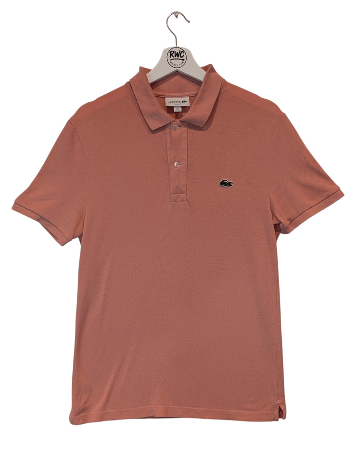 Classic Lacoste Men's Polo Shirt Salmon Size Medium (FR4)