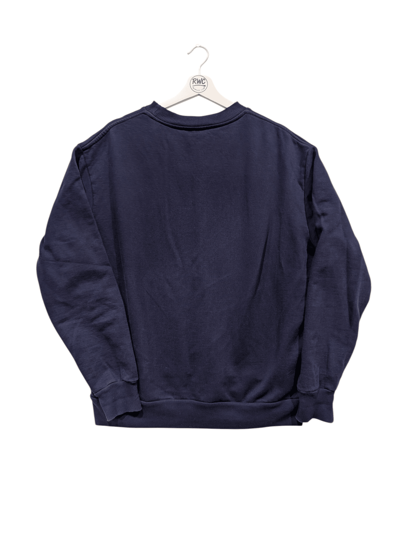 Diesel Men's Printed Logo Sweatshirt Navy Size Medium - REWEAR CLUB