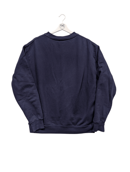 Diesel Men's Printed Logo Sweatshirt Navy Size Medium - REWEAR CLUB