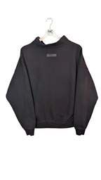Essentials Fear of God High Neck Jumper Black - REWEAR CLUB