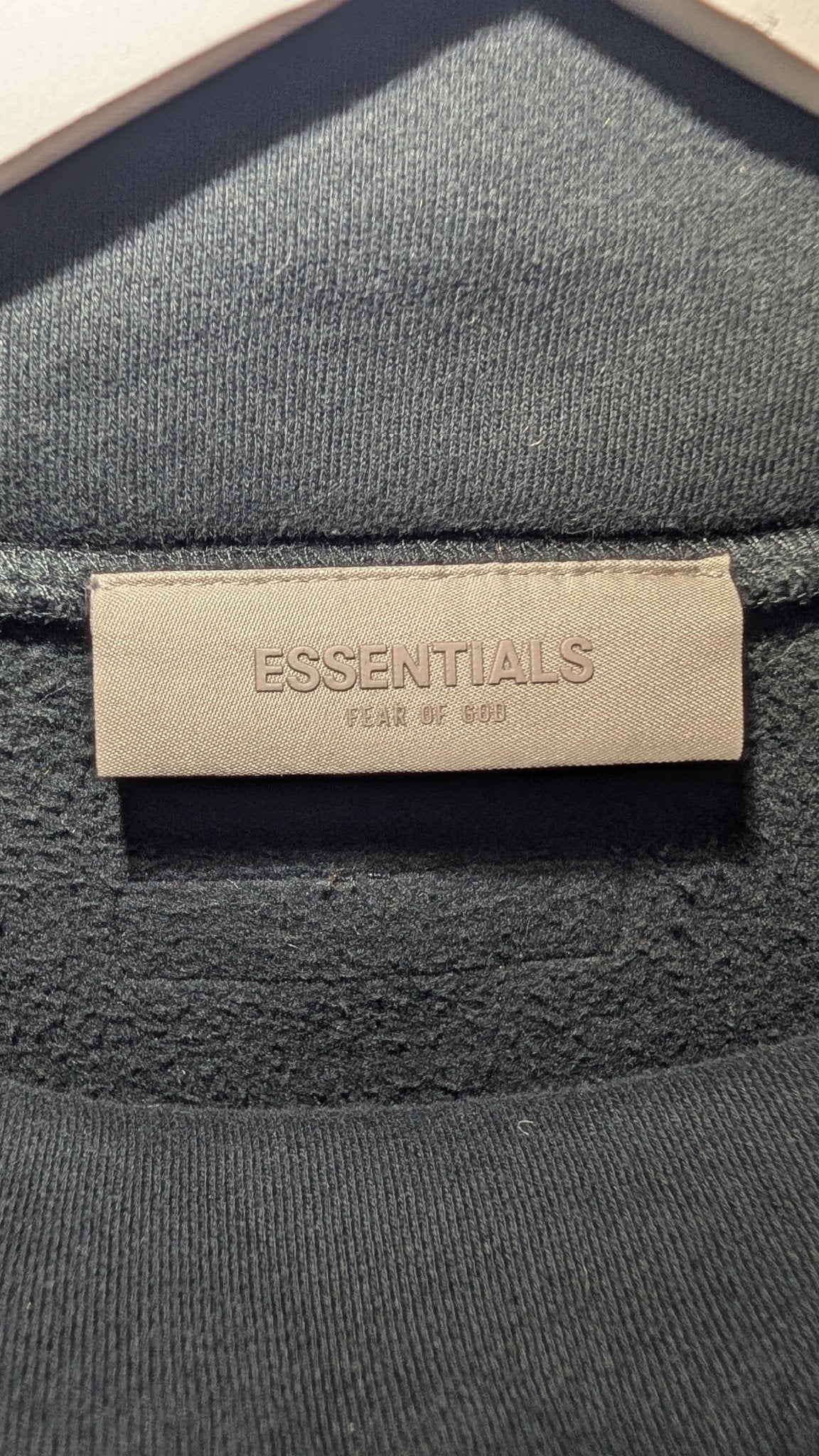 Essentials Fear of God High Neck Jumper Black - REWEAR CLUB