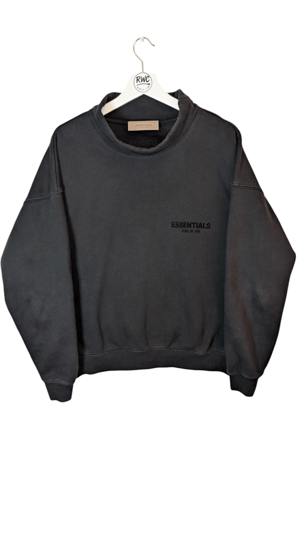 Essentials Fear of God Men's Authentic High Neck Jumper Black Size Small